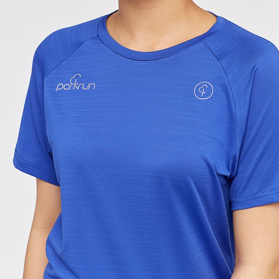 parkrun Milestone Women's T-Shirt 500 - Blue