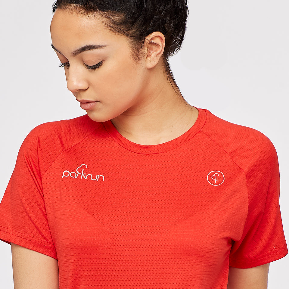 parkrun Milestone Women's T-Shirt 50 - Red