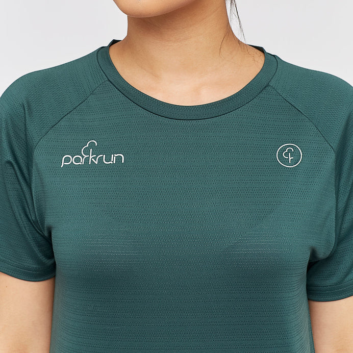 parkrun Milestone Women's T-Shirt 250 - Green