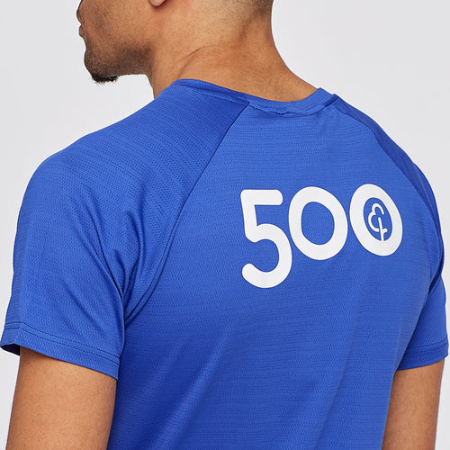 parkrun Milestone Men's T-Shirt 500 - Blue
