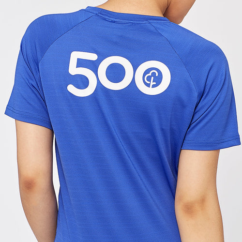 parkrun Milestone Women's T-Shirt 500 - Blue