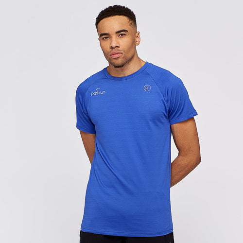 parkrun Milestone Men's T-Shirt 500 - Blue