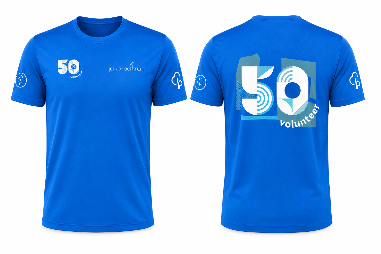 junior parkrun Volunteer Milestone 50 Tee