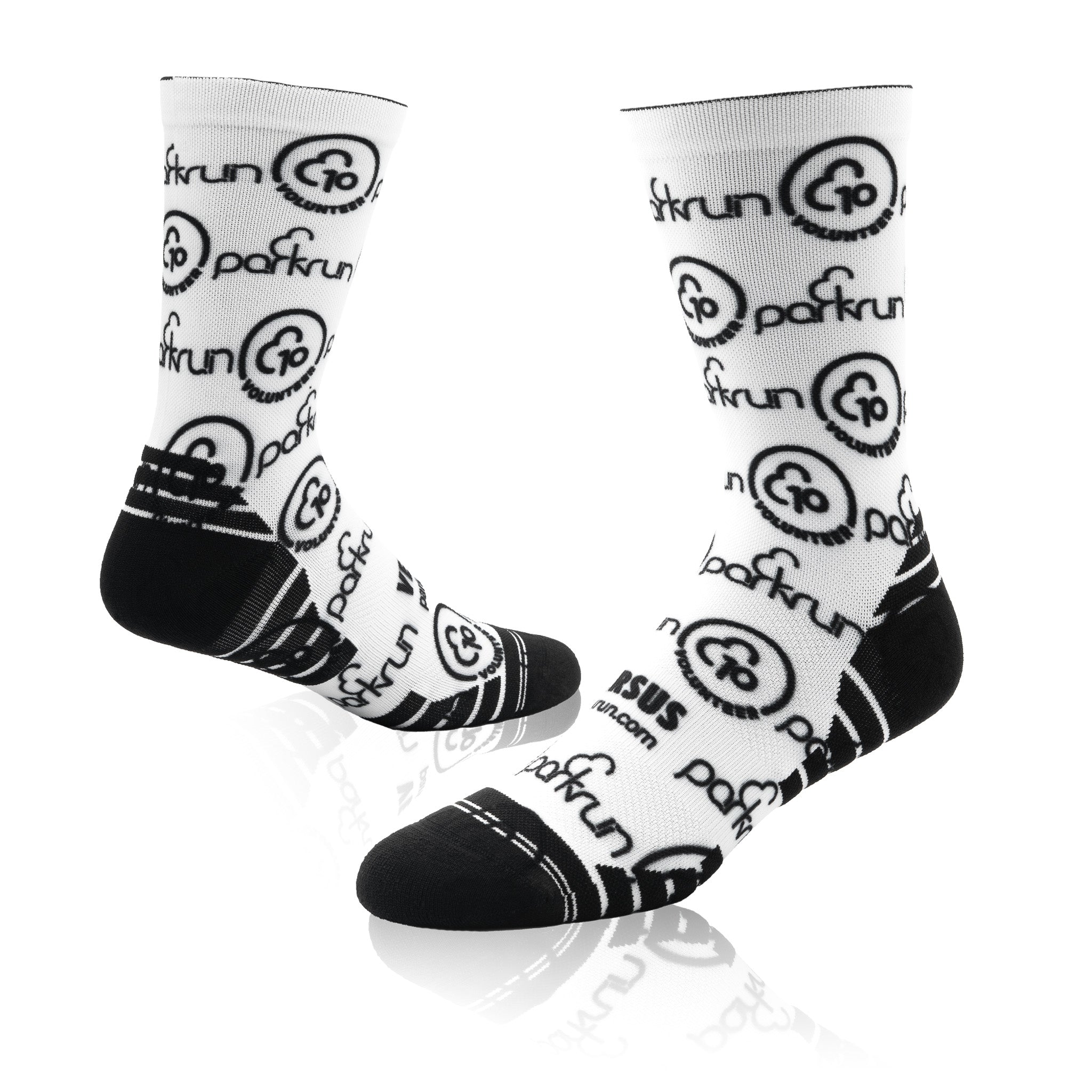 parkrun Milestone 10 Volunteer Socks