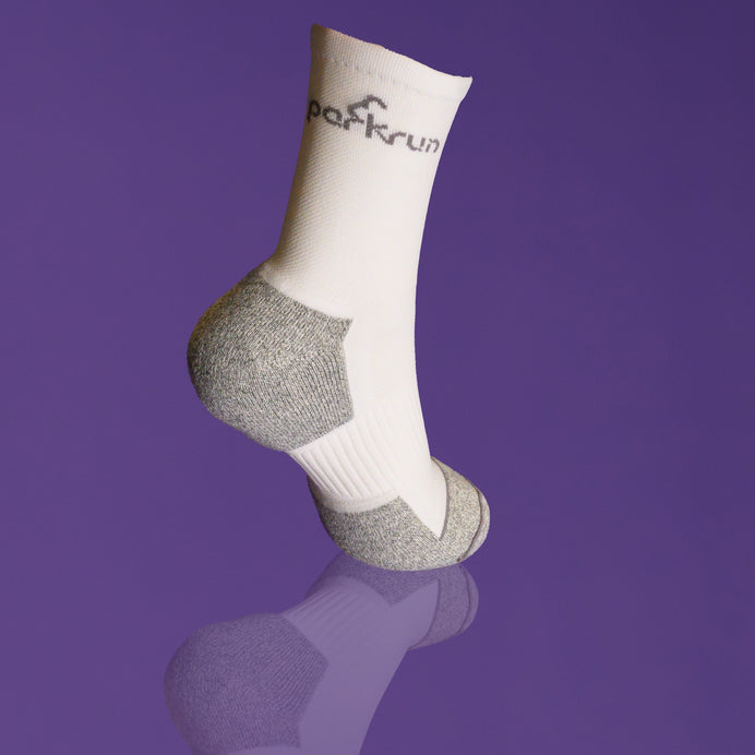 Half Crew Socks - White