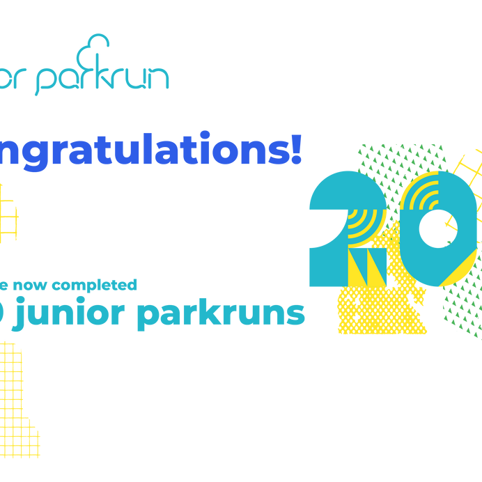 junior parkrun Milestone 200 Certificate