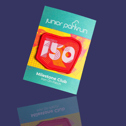 junior parkrun Milestone 150 Patch
