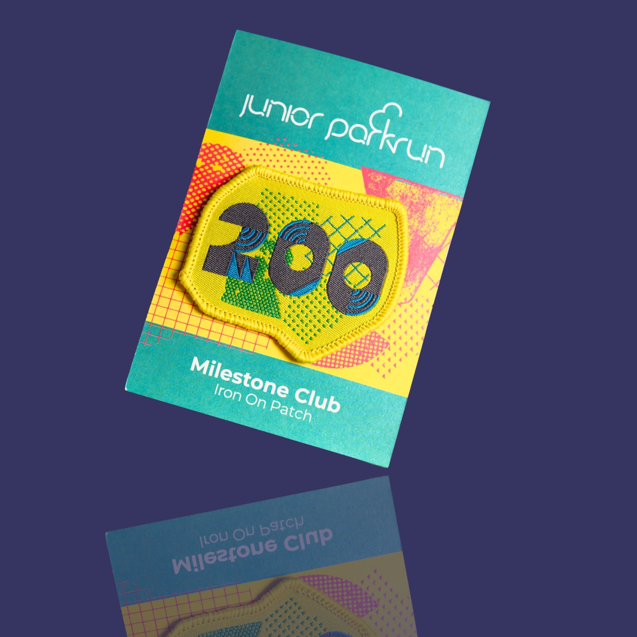 junior parkrun Milestone 200 Patch