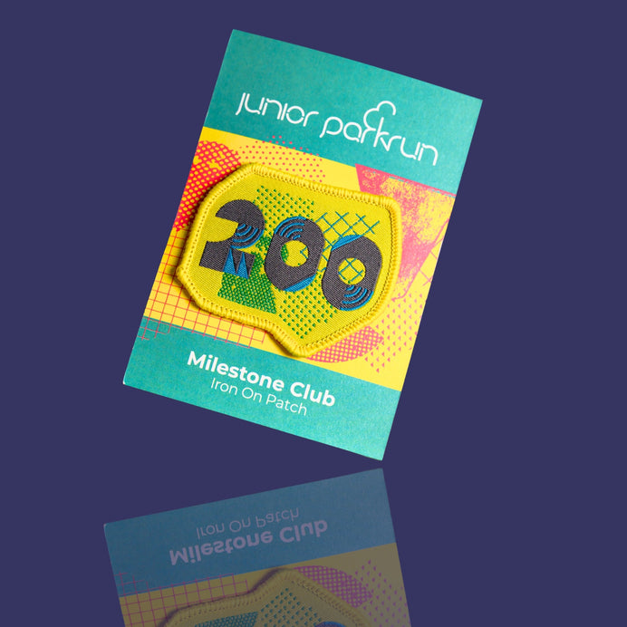 junior parkrun Milestone 200 Patch
