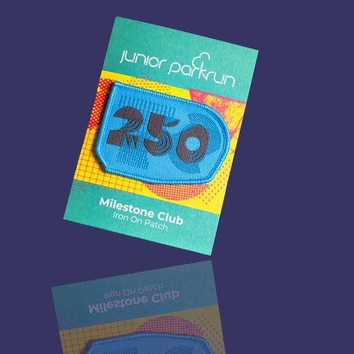 junior parkrun Milestone 250 Patch