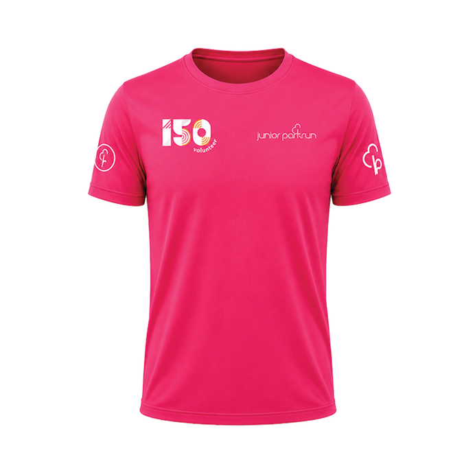 junior parkrun Volunteer Milestone 150 Tee