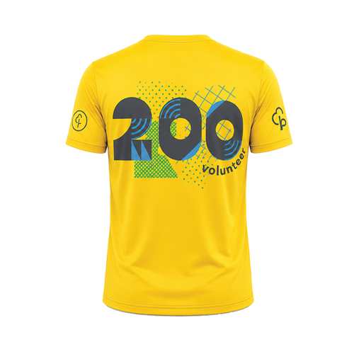junior parkrun Volunteer Milestone 200 Tee