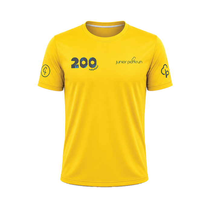 junior parkrun Volunteer Milestone 200 Tee