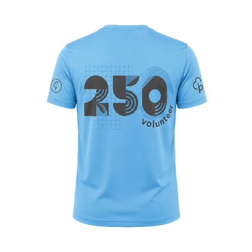 junior parkrun Volunteer Milestone 250 Tee