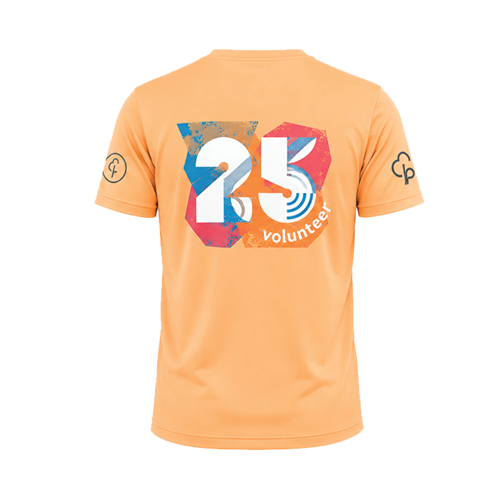 junior parkrun Volunteer Milestone 25 Tee