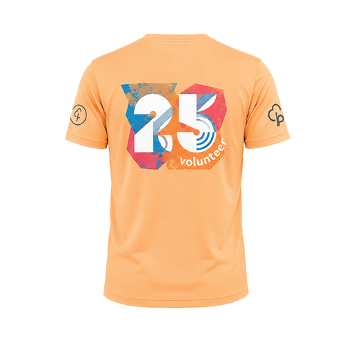 junior parkrun Volunteer Milestone 25 Tee