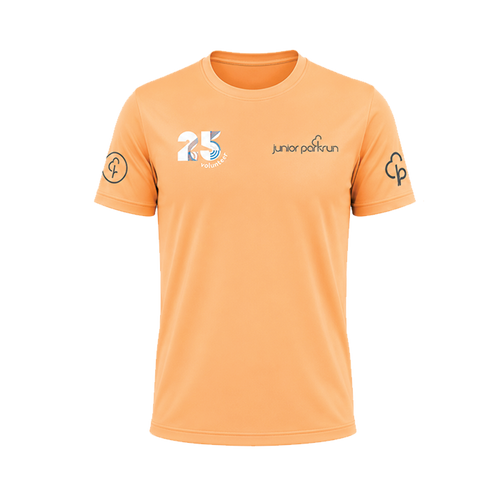 junior parkrun Volunteer Milestone 25 Tee