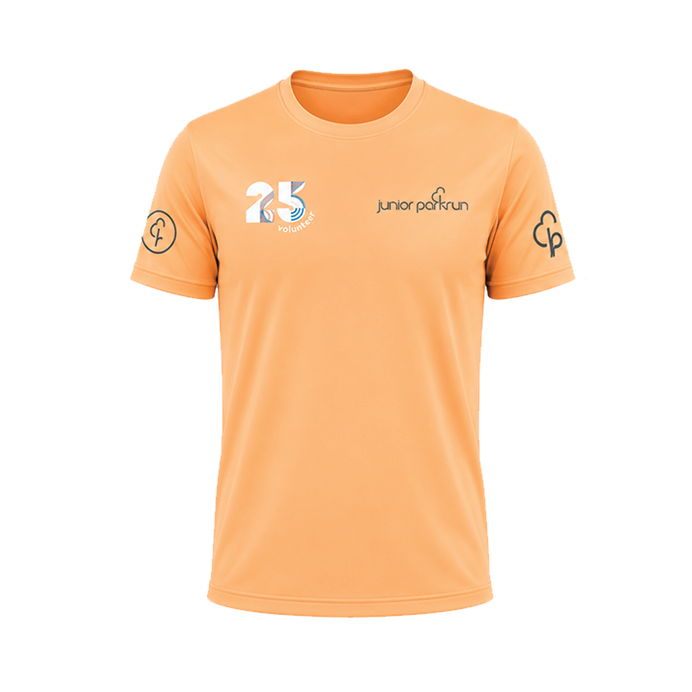 junior parkrun Volunteer Milestone 25 Tee