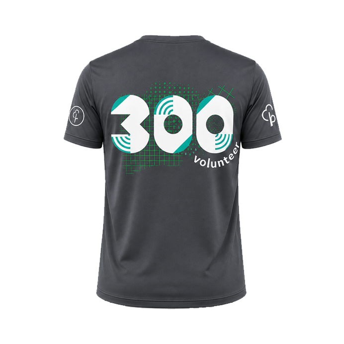 junior parkrun Volunteer Milestone 300 Tee