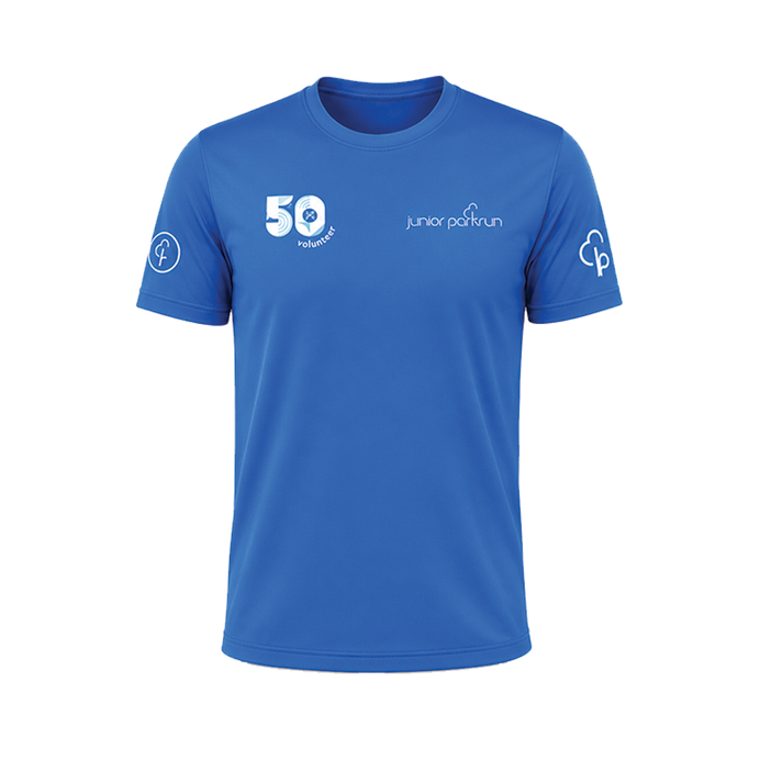 junior parkrun Volunteer Milestone 50 Tee