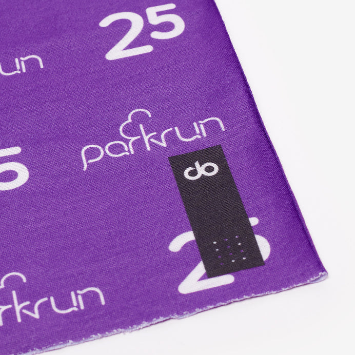 parkrun Walk/Run 25 Milestone parkwrap