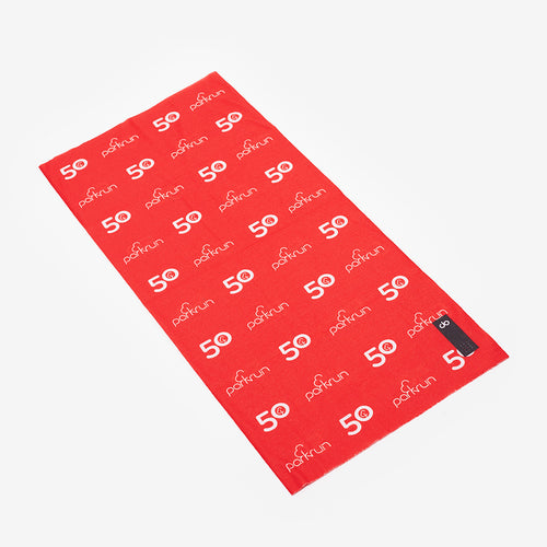 parkrun Walk/Run 50 Milestone parkwrap