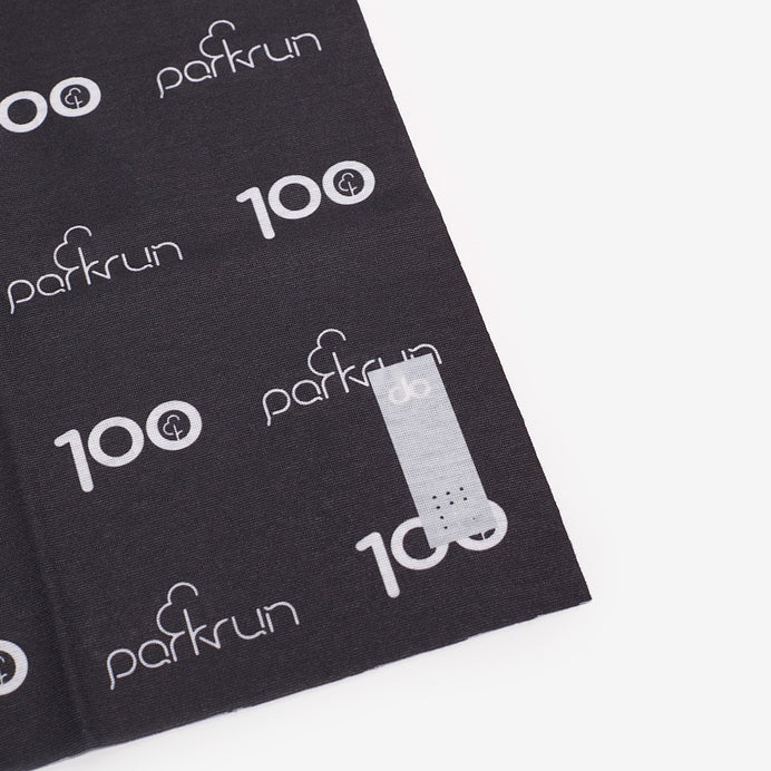 parkrun Walk/Run 100 Milestone parkwrap
