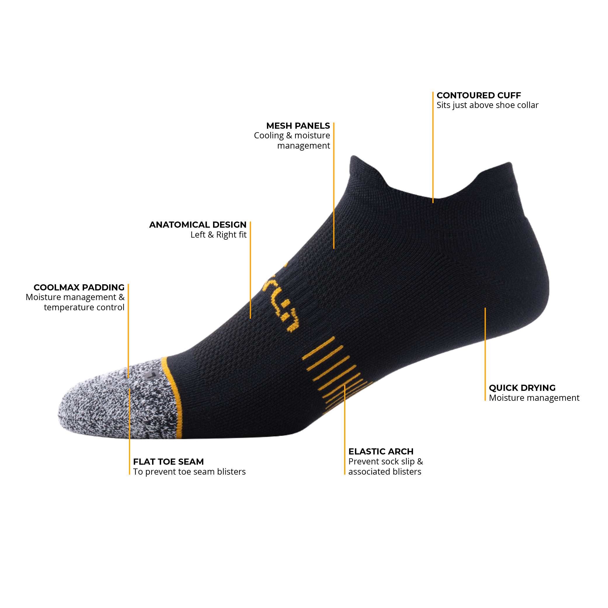 Mini Black Socks