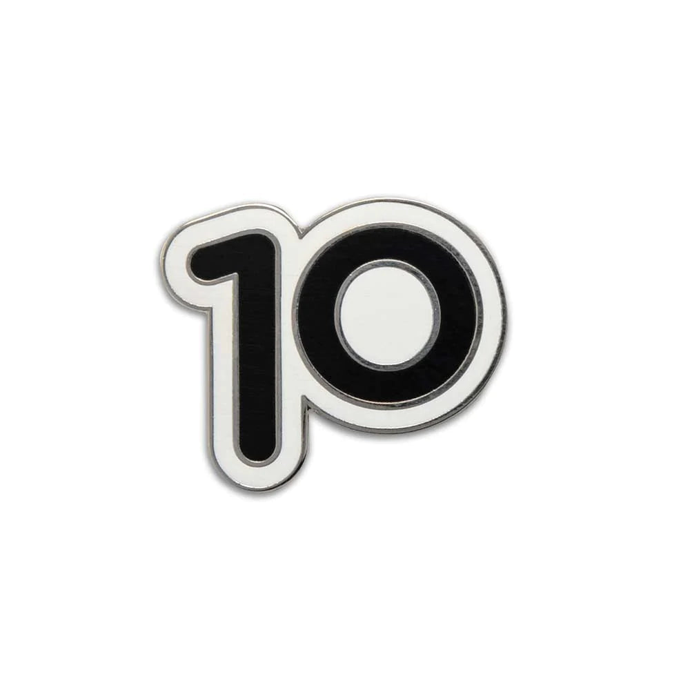Walk/Run 10 Milestone Pin Badge