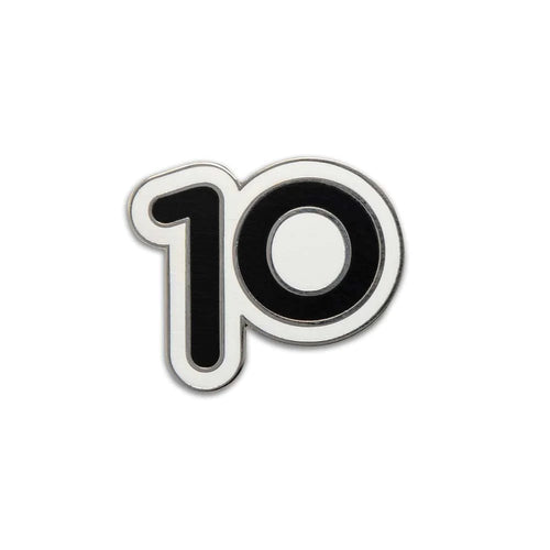 Walk/Run 10 Milestone Pin Badge