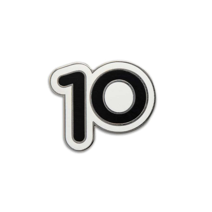 Walk/Run 10 Milestone Pin Badge