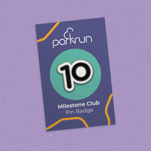 Walk/Run 10 Milestone Pin Badge