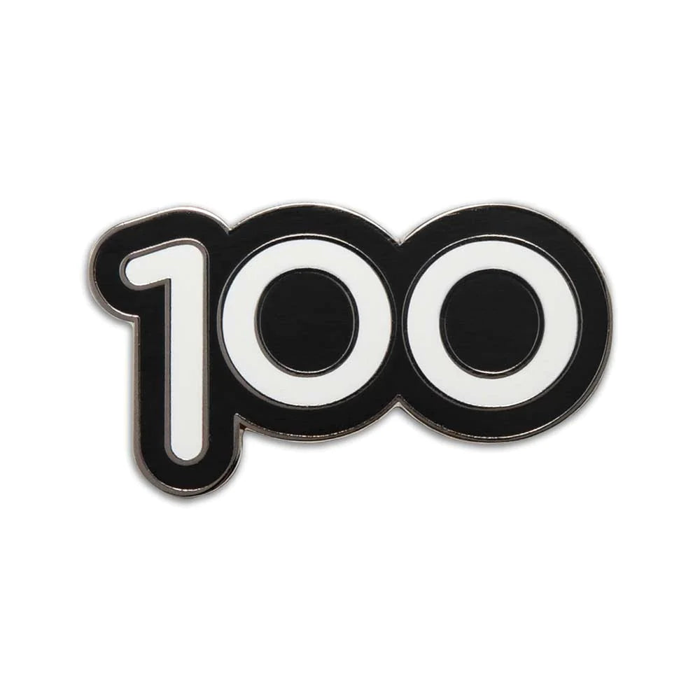 Walk/Run 100 Milestone Pin Badge