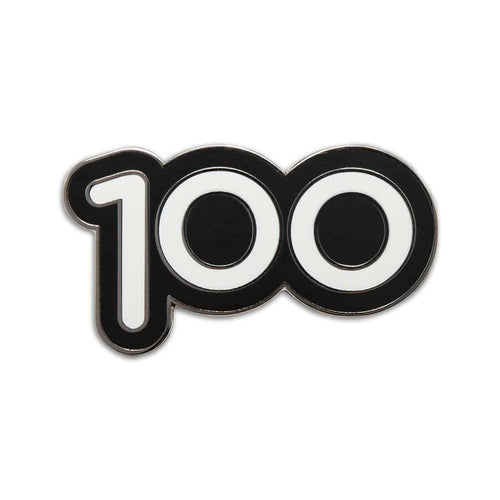 Walk/Run 100 Milestone Pin Badge
