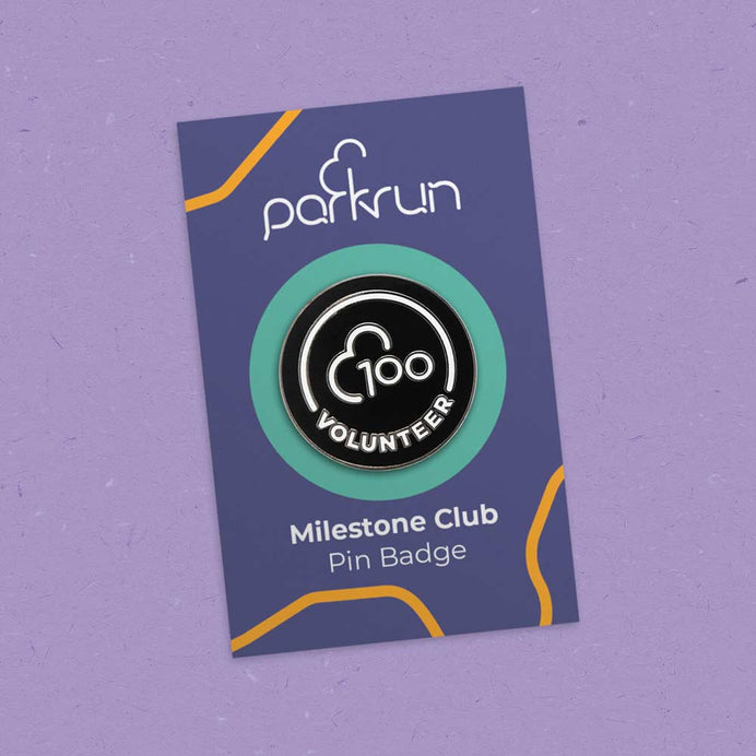 Volunteer 100 Pin Badge