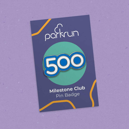 Walk/Run 500 Milestone Pin Badge